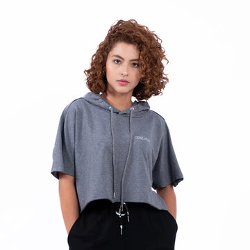 HOODIE LOUNGE - GRIS JASPE OSCURO