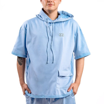 HOODIE SHADY - AZUL CELESTE