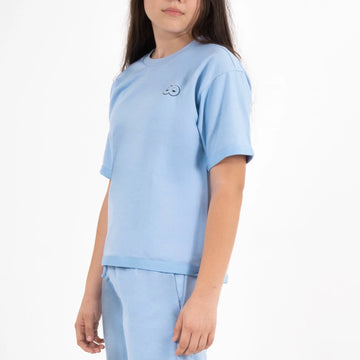 CAMISETA BILLIE - AZUL CELESTE
