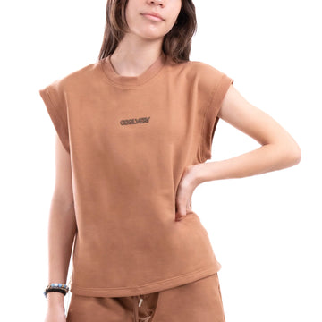 CAMISETA OVERSIZE CHARLIE - CAFE CASTAÑO