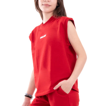 CAMISETA OVERSIZE CHARLIE - ROJO