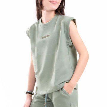 CAMISETA OVERSIZE CHARLIE - VERDE OLIVA CLARO