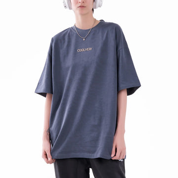 CAMISETA OVERSIZE DRAKE - GRIS OSCURO