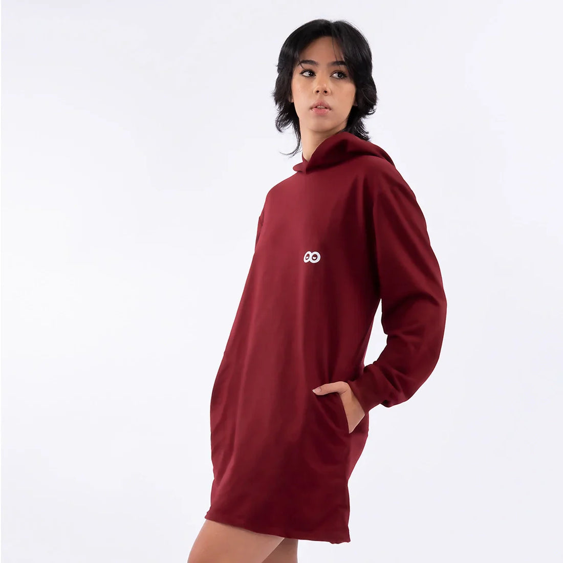 HOODIE OVERSIZE JACKSON - VINOTINTO
