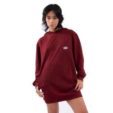 HOODIE OVERSIZE JACKSON - VINOTINTO