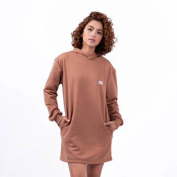 HOODIE OVERSIZE JACKSON - CAFÉ CASTAÑA