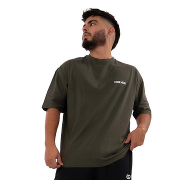 OVERSIZE TUPAC BASIC - VERDE MILITAR